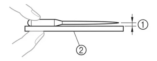needle is bent needle is bent