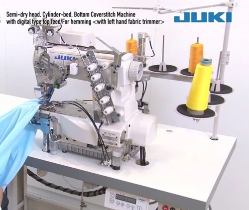 feeding action of the Coverstitch machine feeding action of the Coverstitch machine
